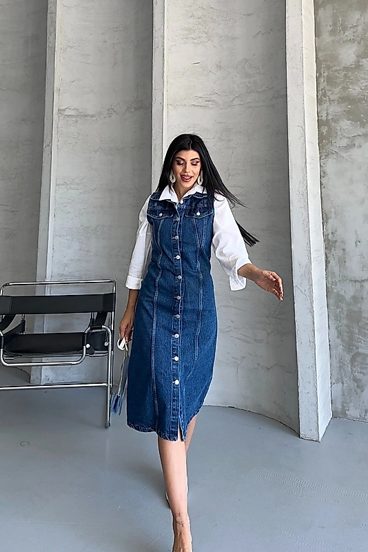 SIFIR KOLLU KOT ELBİSE